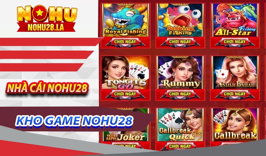 Kho game đa dạng của nohu28